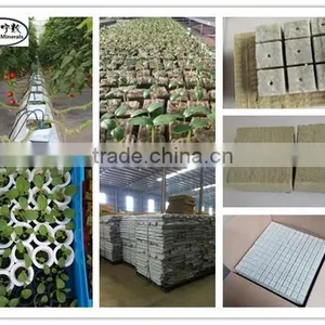 Rock Wool Starter Cube Hydroponic Rockwool for Lettuce Growing Box, Vertical Garden thumbnail-1