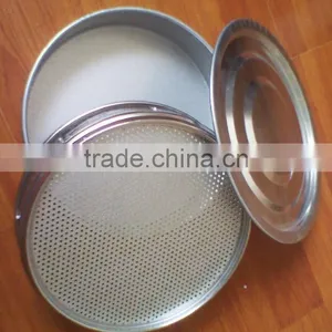 Stainless Steel 304 316 316L Lab Test Sieve With Pan and Lid thumbnail-1