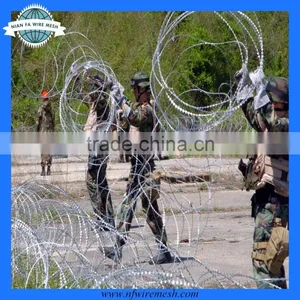 Razor Barbed Wire Galvanized (factory) thumbnail-1