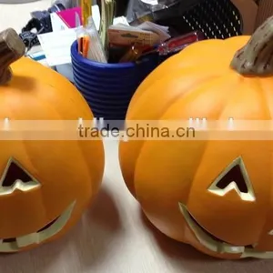 OEM Blow Molding Halloween Large Pumpkin Decoration Pumpkin Plastic Sculpture Huizhou Factory thumbnail-5