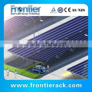 New Technology Resistance Wind Aluminum Solar Carport thumbnail-5