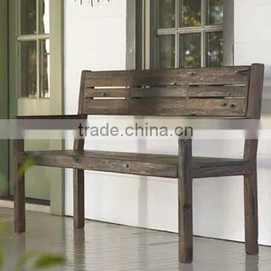 Rustic Wooden Bench thumbnail-1
