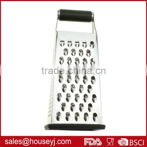 Stainless Steel 4 Side Grater Cheese Grater Vegetable Grater With Soft Grip Handle thumbnail-4
