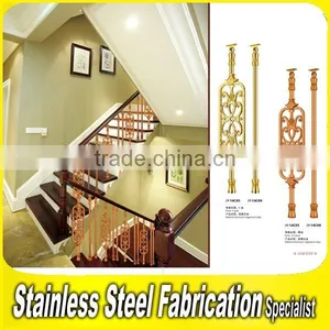 Interior Prefab Art Handrail Aluminum Indoor Decorative Railing thumbnail-4