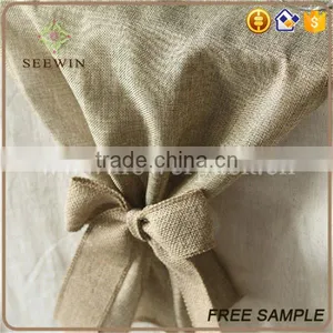 Burlap Table Runne of Wedding With Sewed Edge thumbnail-4