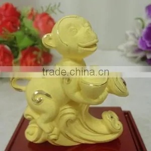 Year 2016 New Design Gold Monkey Statues thumbnail-2