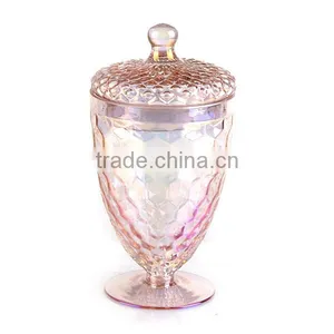 Unique Fashion Glass Candy Fruit Juice Jars Candle Jars and Lids thumbnail-3