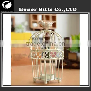 Popular Iron Craft Handmade Cheaper Bird Nest Candle Holder thumbnail-3