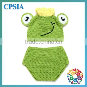 Beautiful Crochet Wool Knit Hats Beanie With Infant Diaper Covers thumbnail-1