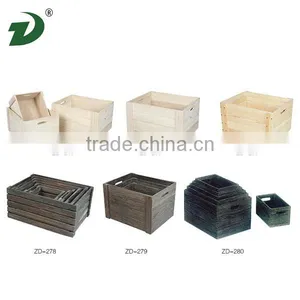 Antique Wooden Fruit Crates thumbnail-1