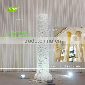 GNW FLW1609014-PL Latest Design Superior Quality Cheap Silk Flower Wall Cloth in Pillar thumbnail-1