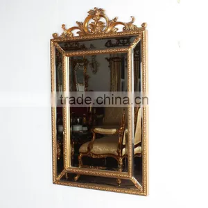 Living Room Furniture Wall Arts Wood Carving Antique Mirrors thumbnail-1