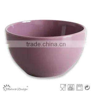 Color Glaze Rice Cereal Bowl Stoneware Factory Dinnerware Rice Bowl thumbnail-1