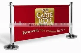 High Quality Advertising Cafe Barrier Stand Systems thumbnail-6