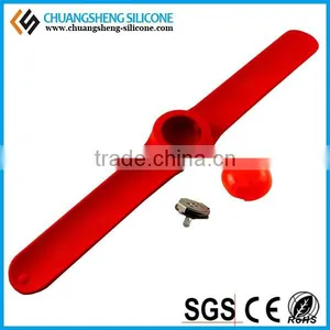Light Up Slap Silicone Bracelet,High Quality Led Silicone Slap Bracelet,flashing Silicone Bracelet thumbnail-5