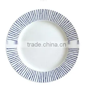 Japanese Style Stripe Decal 5pcs Ceramic Bonechina Dinnerware thumbnail-6