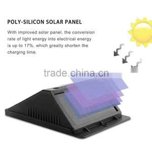 High Quality 16 Led Solar Outdoor Light Panel Powered Lamp thumbnail-4