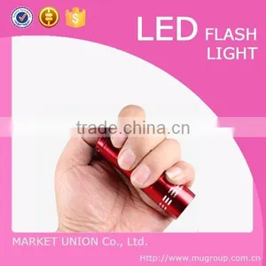 Aluminum LED Flash Light, Metal Flashlight, Micro Led Flashing Light, Led Light for Nine Bulbs With Battery thumbnail-6