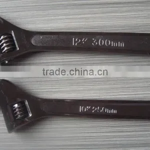 Drop Forged Carbon Steel Adjustable Wrench / Monkey Wrench thumbnail-3
