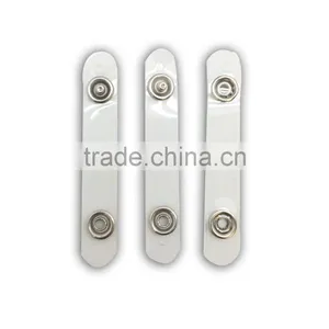 CLEAR STRAIGHT NARROW VINYL TAB, VINYL TAB WITH METAL SNAP thumbnail-1
