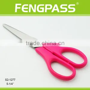 S2-1277 5-1/4" 2CR13 Stainless Steel ABS Plastic Handle Stationery Scissors / Office Scissors thumbnail-1