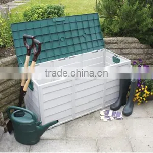 Hot Sale Garden Plastic Storage Box Outdoor With 2 Wheels and Handle thumbnail-1