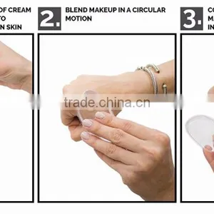 Silicone Makeup Sponge Washable Premium Quality Puff BB - Best Silisponge Cosmetic Beauty Tools thumbnail-4