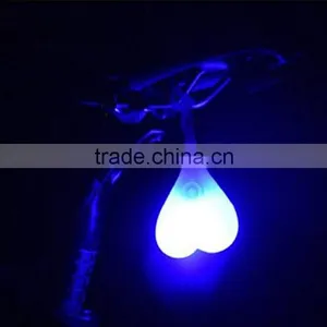 2016 Hot Multi-purpose Bike Tail Light Waterproof Cycling Heart Shaped Warn Rear Lamp thumbnail-3