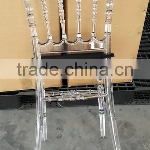 Wholesale High Quality Wedding Acrylic Chairs Transparent Napoleon Chairs thumbnail-3