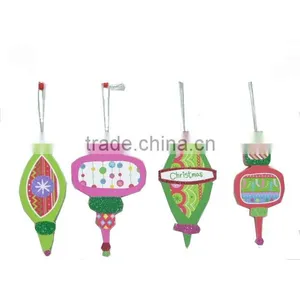 Mini Wood Hanging Ornaments Fancy Christmas Ornaments thumbnail-1