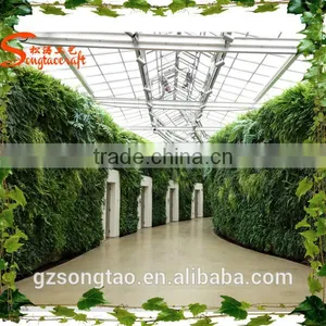 Competitive From SongTao Wholesale Vertical Artificial Plant Wall Plastic Green Wall thumbnail-3