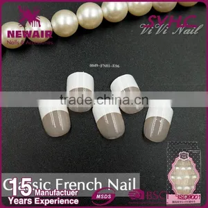 Newair Artificial Fingernails French Full Cover Nail Tips thumbnail-6