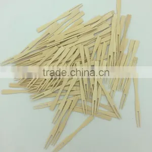 9cm Bamboo Fruit Fork for Sale thumbnail-1