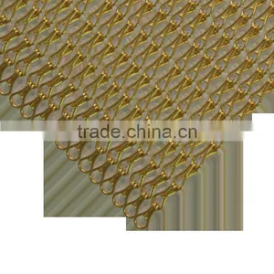Sparking 12mm Gold Color Aluminum Hook Bag Chain for Decoration thumbnail-1