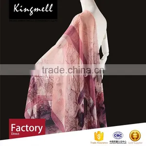 Custom Fashion 100% Pure Silk Fabric Transparent Silk Georgette Fabric thumbnail-1
