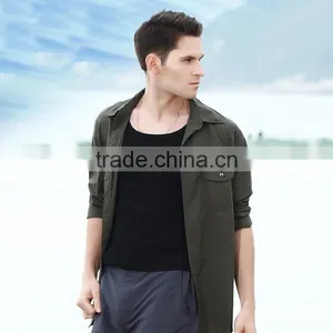 New Man MAN Coat Unti-UV Quick Dry Hiking Coat Plus Size Fishing Outdoor Camping Outwear Full Sleeve Shirt thumbnail-1