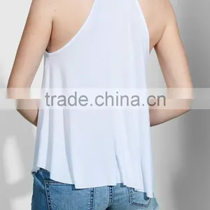 2016 Fashion Abbreviated Swing Halter Tank Top HST8030 thumbnail-2