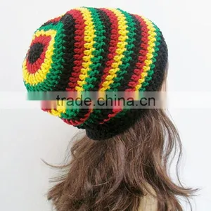 Wholesale Crochet Slouchy Beanie Tam Hat thumbnail-4