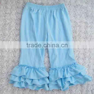 Childrens Boutique Ruffle Girl Leggings Wholesale Icing Triple Ruffle Pants thumbnail-6