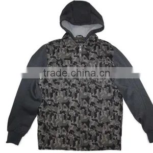 Men Military Sweater With Fleece Hood thumbnail-1