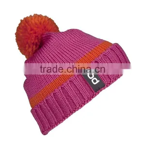 Plastic High Quality Korean Pom Pom Beanie Hat thumbnail-2