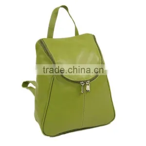 2015 Korean Style Fashion Lady 2 Ways PU Leather School Backpack Bag thumbnail-1