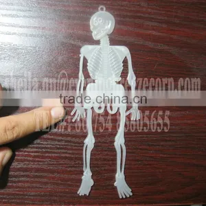 Halloween Glowing in Dark Hanging Plastic Skeleton thumbnail-1