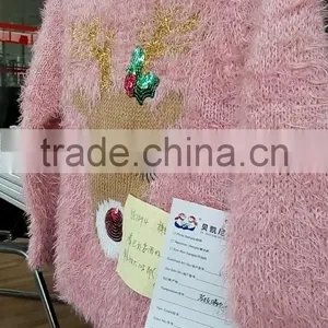 Kids Wholesale Eyelash Knit Christmas Sweater (KS0437) thumbnail-2