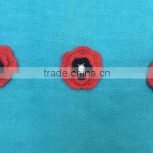 Machine Crochet Flower Applique thumbnail-3