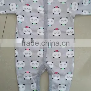 New Model Long Sleeve Organic Cotton Baby Rompers Wholesale Baby Clothes thumbnail-4