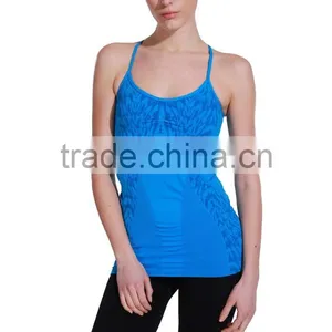 Fashionable Seamless Yoga Vest Womens Tank Top thumbnail-1