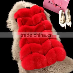 Myfur Luxury High Quality Winter Women's Coat Graceful Fox Fur Gilet Fox Fur Vest thumbnail-2