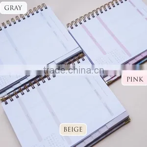Customize A4/A5/A6 Different Kinds of Planner /noteboo/diary Planner /wire-o Planner With Emboss/deboss Logo , thumbnail-4