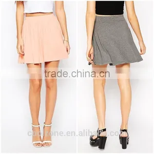 Women New Arrival Fashion Summer Skater Skirt,sexy Short Jersey Skirt 2015 thumbnail-1